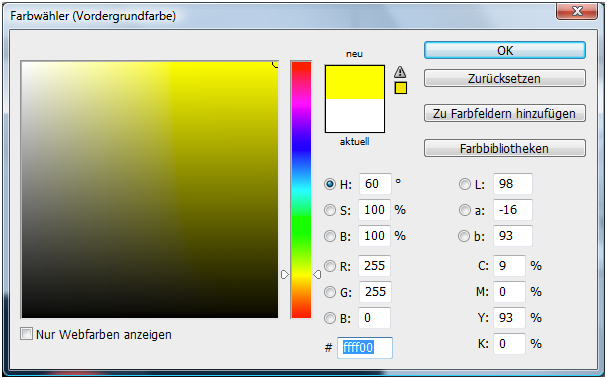 Farbenwähler Photoshop