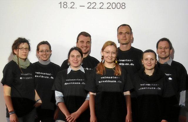 Teilnehmer Webmaster Crashkurs vom Februar 2008
